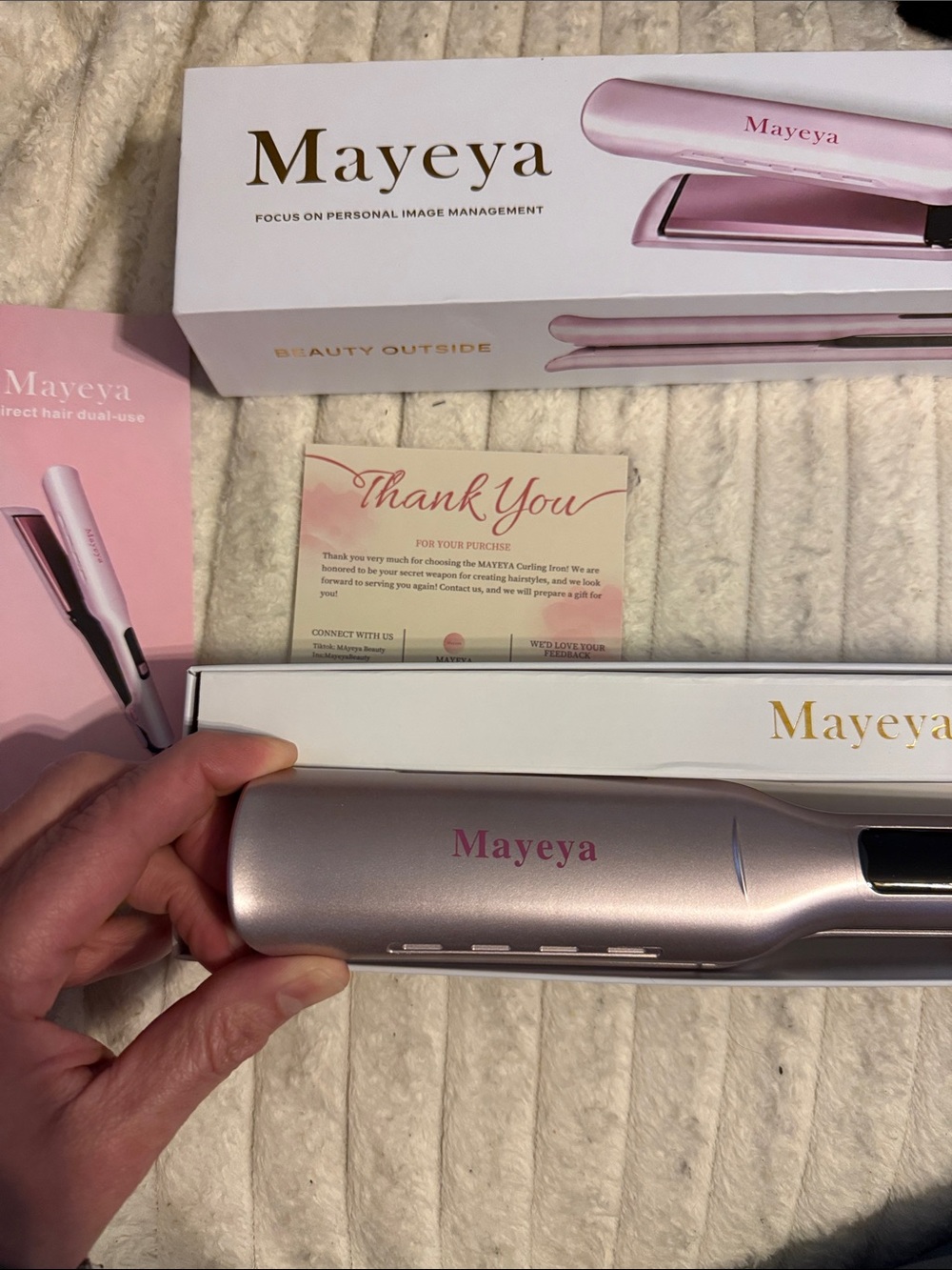 Pink Hair Straightener - Sleek Styling Tool